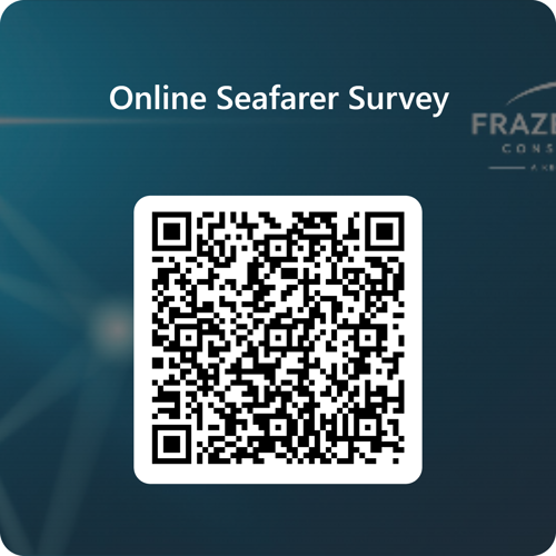QR code for online seafarer survey