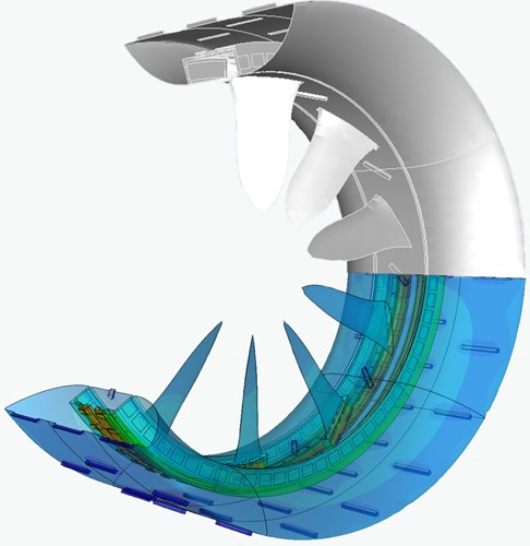 Prediction of corrosion protection provided by sacrificial cathodic protection on a tidal turbine